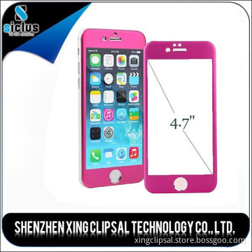 Free sample high sensitive color tempered glass screen protector for iphone 6 6 plus